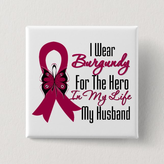 Myeloma Ribbon Hero My Make Knapp (Framsida)