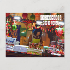 Myeong-dong i Sydkorea Vykort