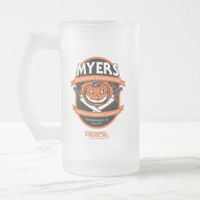 Myers Pumpkin Ale Frostat Ölglas (Vänster)