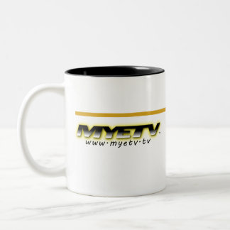 MYETV svart och vitt Goldenrod mugg