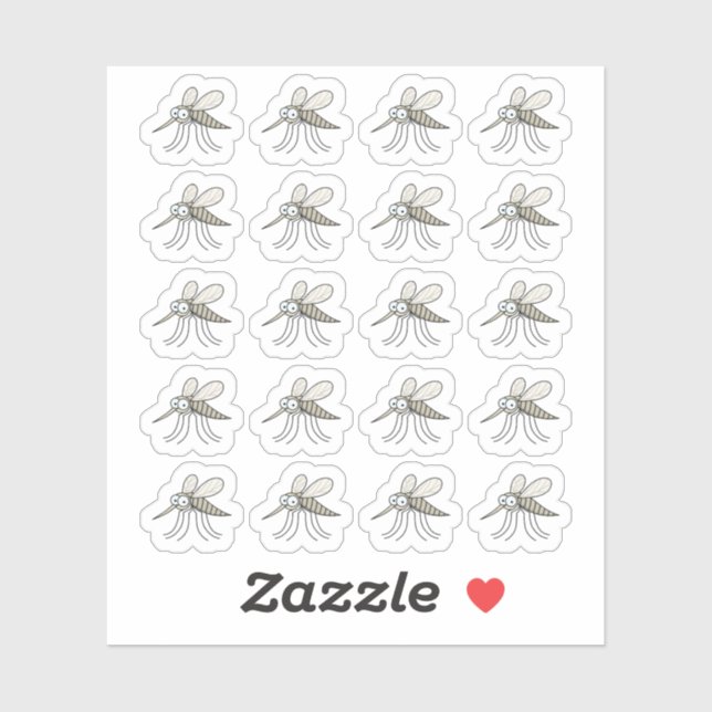 Mygg Funktionsplanering Klistermärken (Ark)