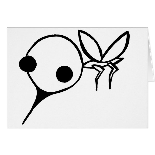 Mygga Hälsningskort (Framsidan Horizontal)