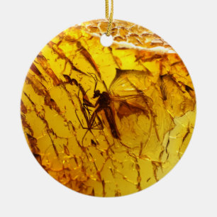 Myggainsidabärnsten Julgransprydnad Keramik