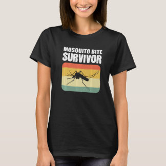 Myggbett överlevande vältränad och frisk person t shirt