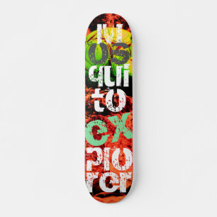 myggexploatör mini skateboard bräda 18,7 cm
