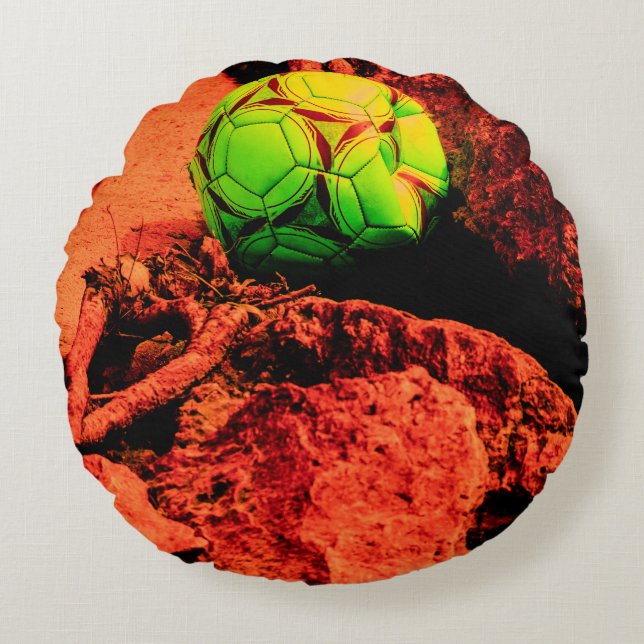 myggexploatör rund kudde (Framsidan)