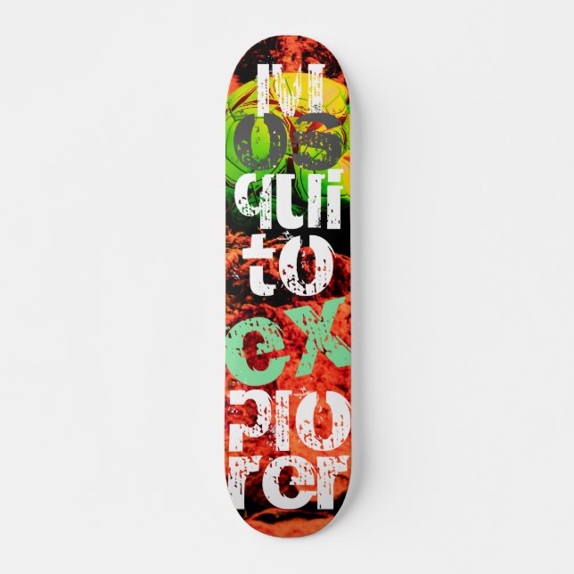 myggforskare mini skateboard bräda 18,7 cm (Framsida)