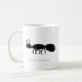Myggmugg - Slarvigt Ritad - Rolig Insektpresent Kaffemugg