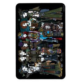 Myka Jelina Art Steampunk Tribal Älvors Magnet