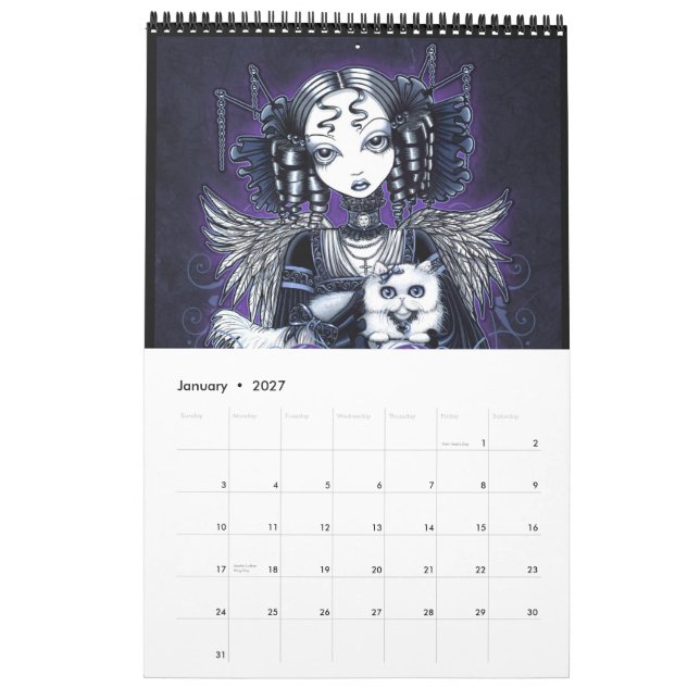 Myka Jelina konstkalender 2010-2011 Kalender (Jan 2027)