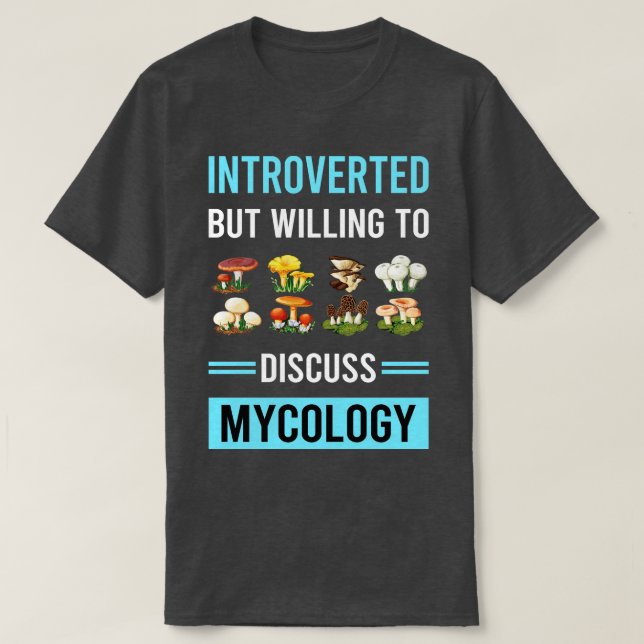 Mykologi Mycolog Mushroom Mushroom T Shirt (Design framsida)