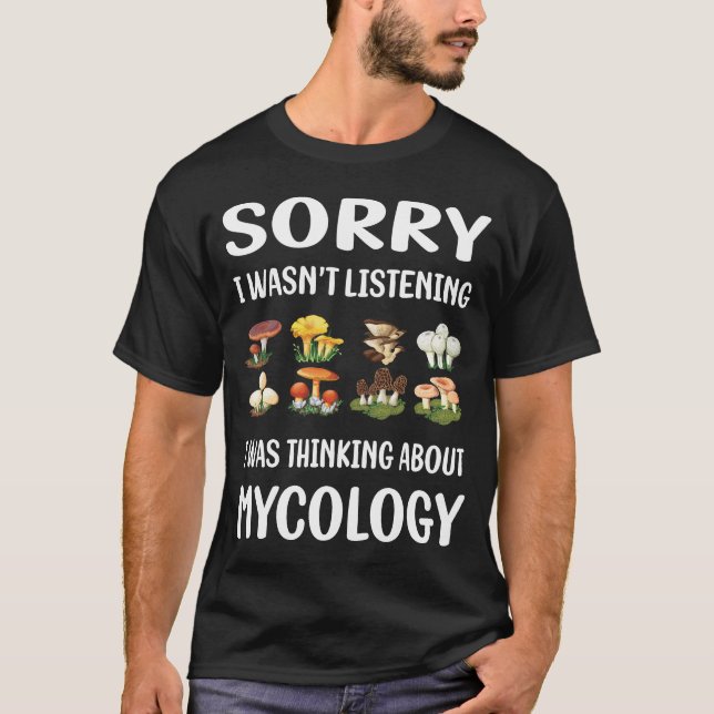 Mykologi Mycologist Mushroom Mushrum Fungus T Shirt (Framsida)