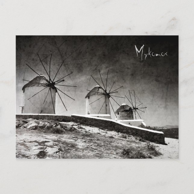 Mykonos 2-vykort vykort (Framsida)