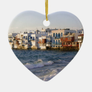 Mykonos 4 julgransprydnad keramik