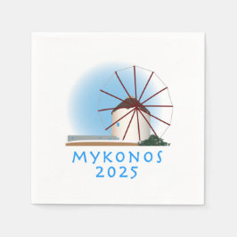 Mykonos Cocktail Napkin Pappersservett