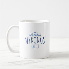 Mykonos Greece Kaffemugg