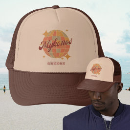 Mykonos Greece-kläder, souvenir Keps
