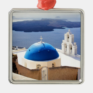 Mykonos Greece Travel Europe Tourism Santorini Julgransprydnad Metall