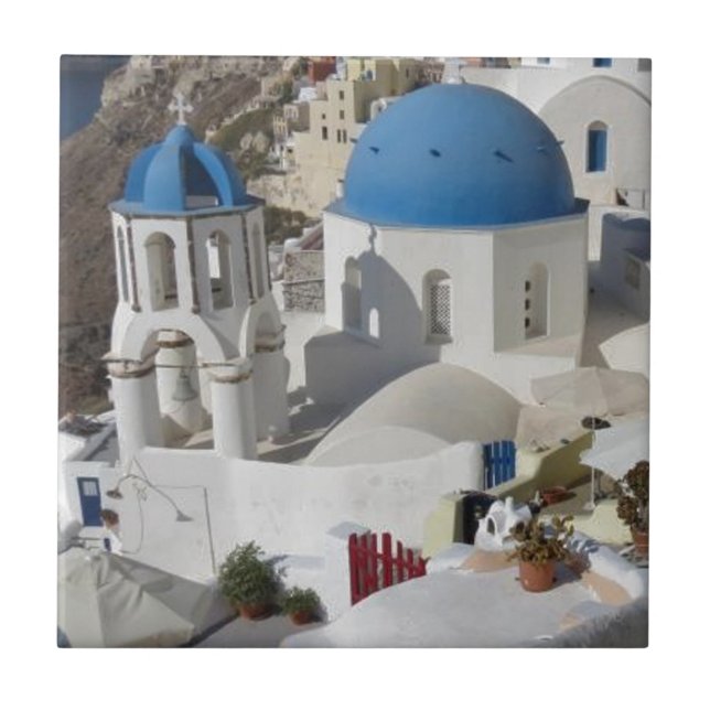 Mykonos Greece Travel Kakelplatta (Framsidan)