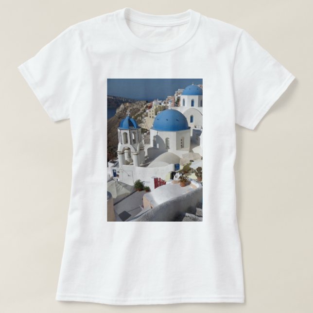 Mykonos Greece Travel T Shirt (Design framsida)