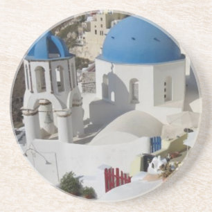 Mykonos Greece Travel Underlägg Sandsten