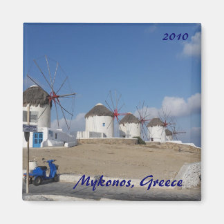 Mykonos, Grekland, 2010 Magnet