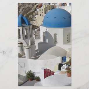 Mykonos Grekland Resa Brevpapper