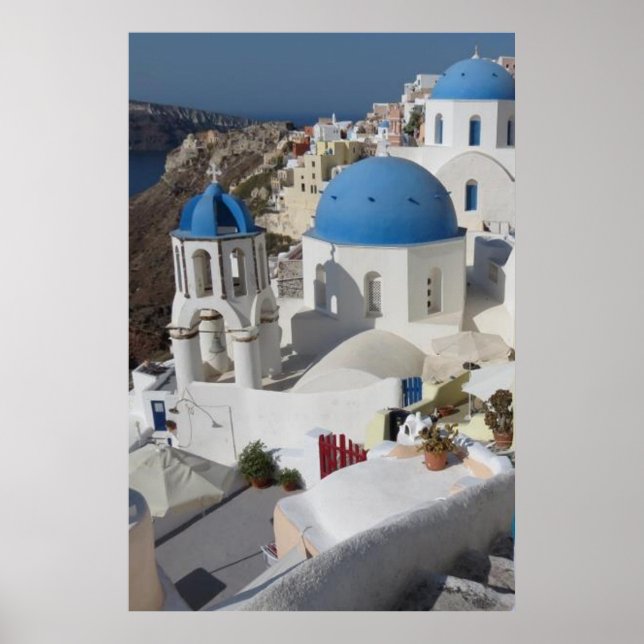 Mykonos Grekland Resposter Poster (Framsidan)