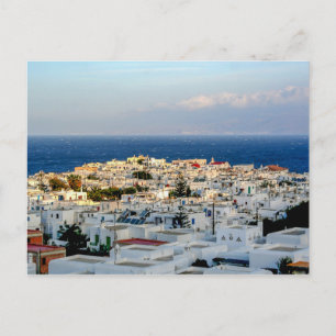 Mykonos, i närheten. vykort