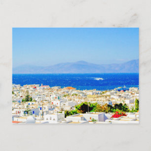 Mykonos i stan. vykort