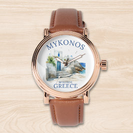 Mykonos in Watercolor Bliss Armbandsur