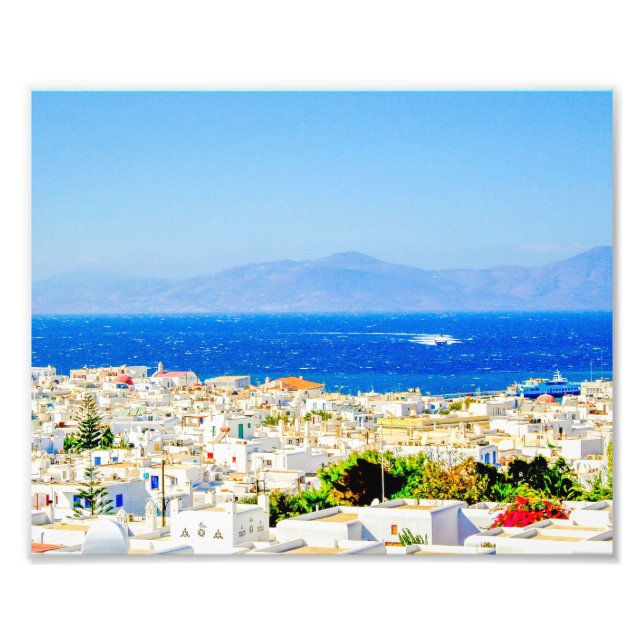 Mykonos Island Fototryck (Framsidan)