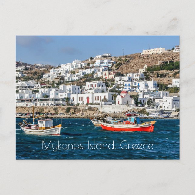 Mykonos Island Vykort (Framsida)
