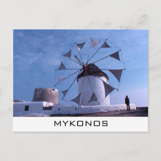 Mykonos kvarn vykort
