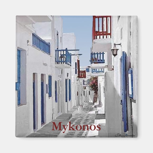 Mykonos Magnet (Framsidan)