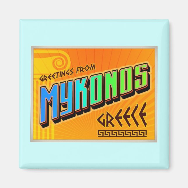 MYKONOS MAGNET (Framsidan)