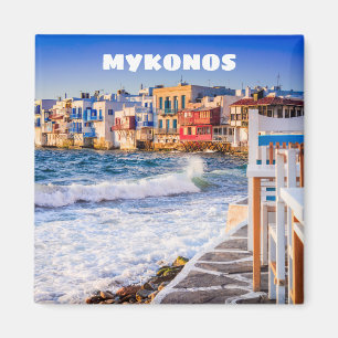 Mykonos magnet med lite Venedig