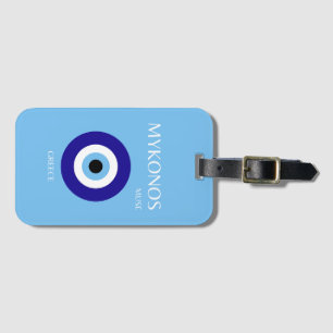 Mykonos Muse, Blue Bagagebricka