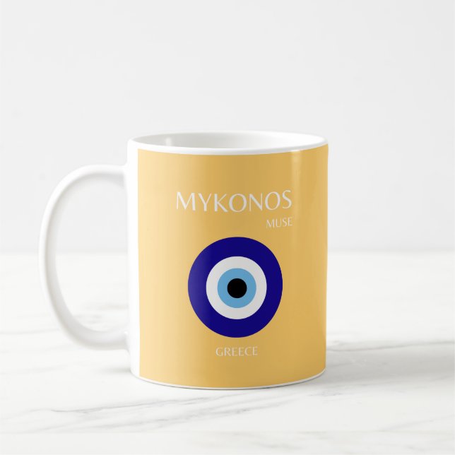 Mykonos Muse, Gult Kaffemugg (Vänster)