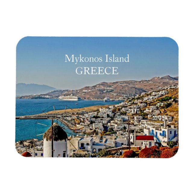 Mykonos Photo Magnet (Horisontell)
