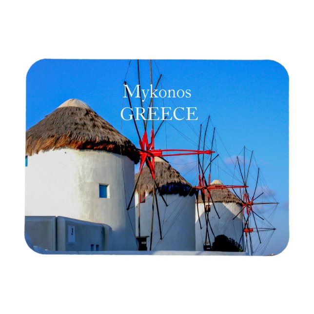 Mykonos Photo Magnet (Horisontell)