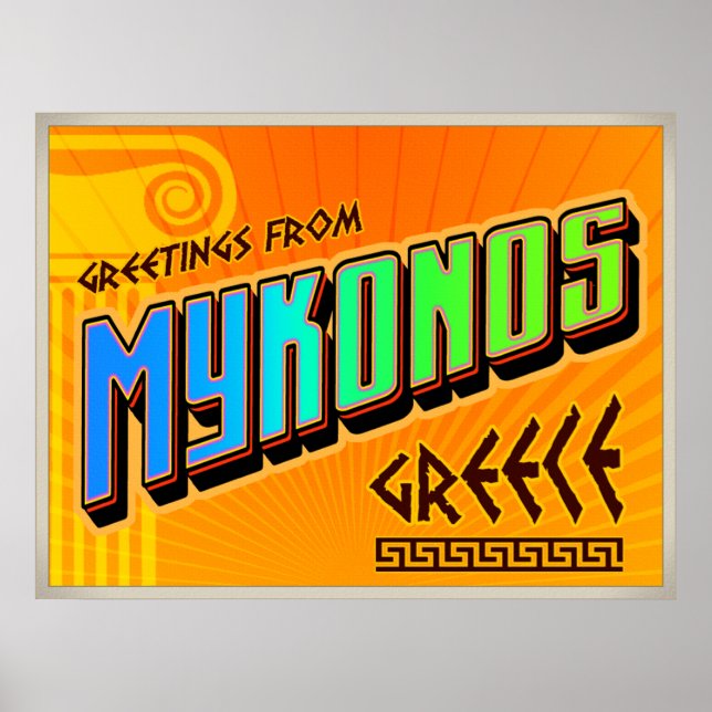 MYKONOS poster (Framsidan)