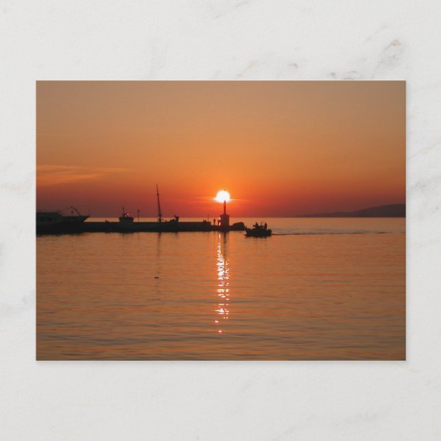 Mykonos Sunset-vykort Vykort (Framsida)