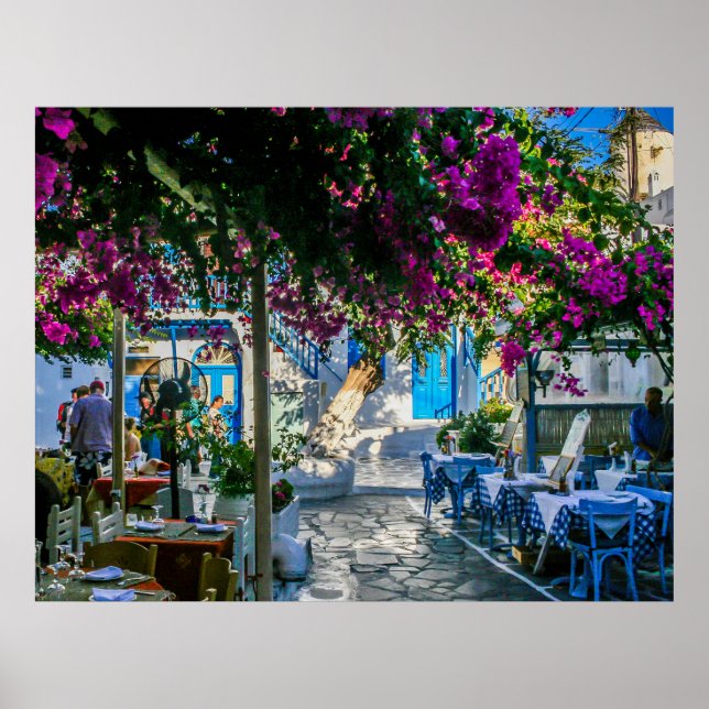 Mykonos Town Poster (Framsidan)