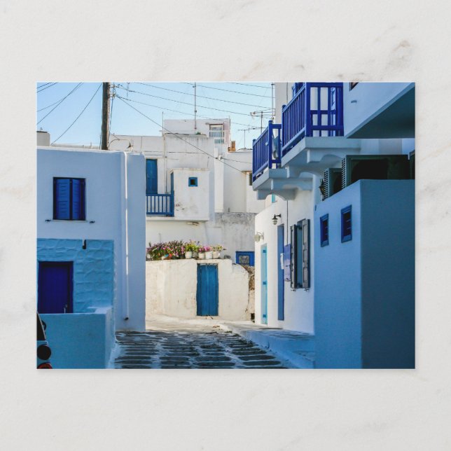 Mykonos Town Vykort (Framsida)