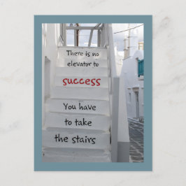 Mykonos trappor. Det finns ingen hiss till framgån Vykort