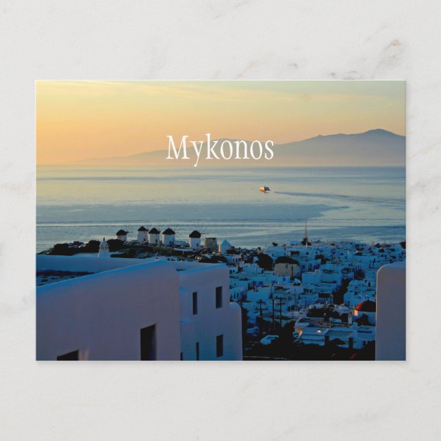 Mykonos Vykort (Framsida)