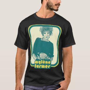 Mylen Farmer Retro Francophile Fläkt Design 1 T Shirt