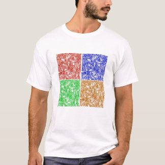 Myllrande Bi Färg T Shirt