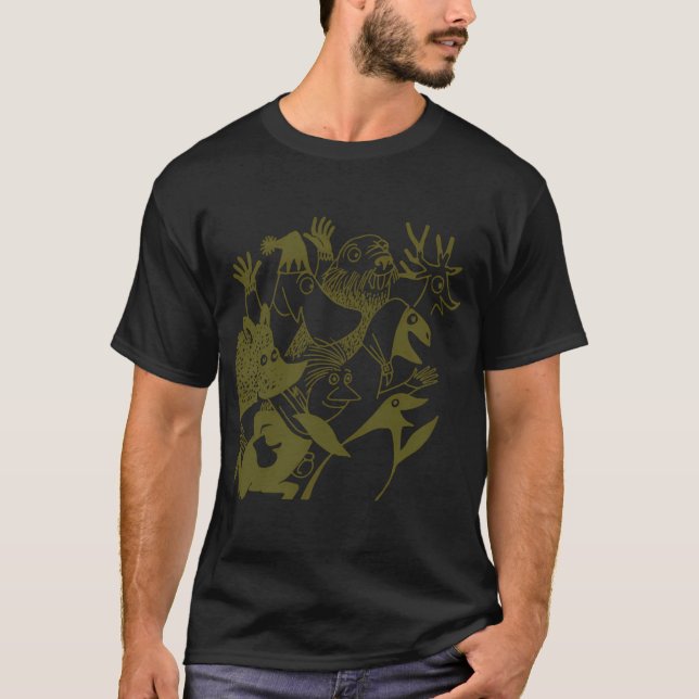 Mymble & Co Light Moominvalley Vinter Games! Sport T Shirt (Framsida)